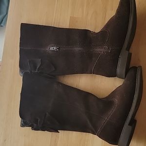 Toddler Size 10 Brown Faux Suede Boot